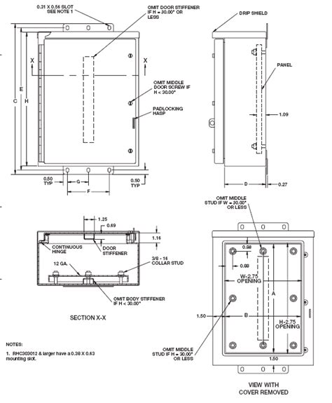 what determines th width of a junction box|electrical junction box size.